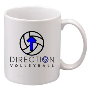 Direction Volleyball Ceramic Mug