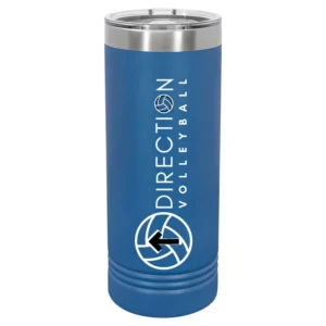 Direction Volleyball Skinny Tumbler