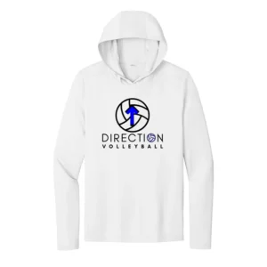 Large Logo UV Performance Long Sleeve Hooded Tee