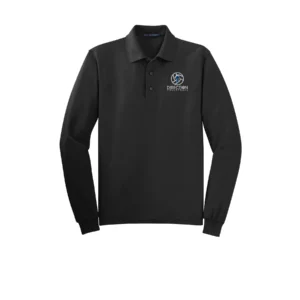 Large Logo Embroidered Tall Long Sleeve Polo