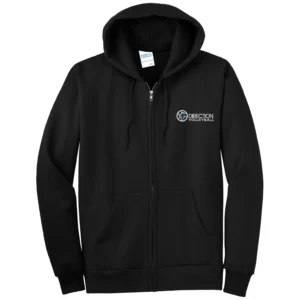 Small Logo Embroidered Tall Full Zip Hoodie