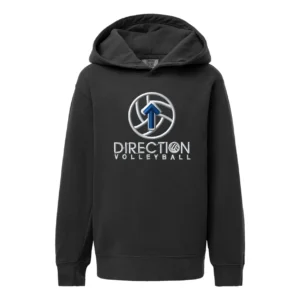 Large Logo Embroidered Youth Hoodie
