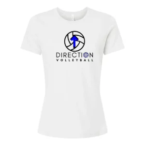 Large Logo Color Printed Ladies T-Shirt