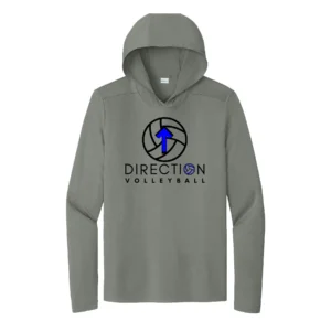 Large Logo Adult Long Sleeve Hooded Tee
