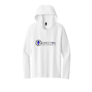 Small Logo Adult Long Sleeve Hooded Tee