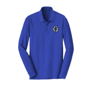 Direction Volleyball Embroidered Adult Long Sleeve Polo