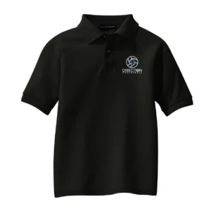 Large Logo Embroidered Youth Polo