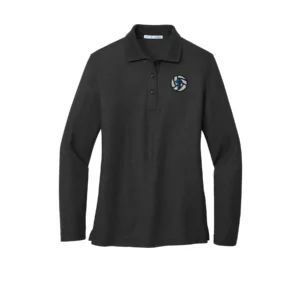 Direction Volleyball Embroidered Ladies Long Sleeve Polo