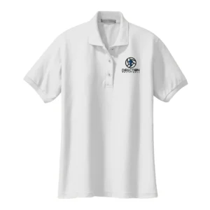 Large Logo Embroidered Ladies Polo