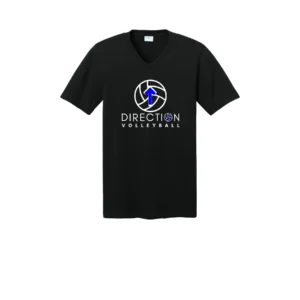 Large Logo Color Printed Adult V-Neck