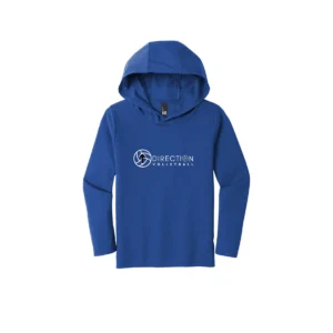 Small Logo Youth Long Sleeve Hooded Tee