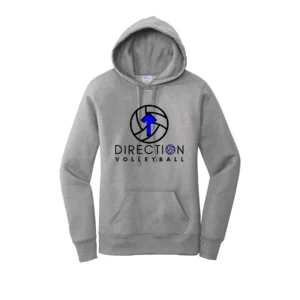 Large Logo Color Printed Ladies Hoodie