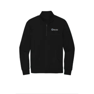 Small Logo Embroidered Adult Quarter Zip