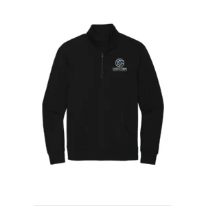 Large Logo Embroidered Adult Quarter Zip