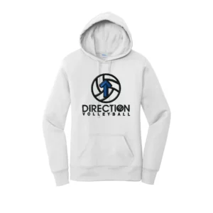 Large Logo Embroidered Ladies Hoodie