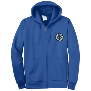 Direction Volleyball Embroidered Tall Full Zip Hoodie