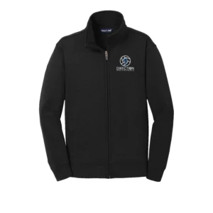 Large Logo Embroidered Youth Full Zip Hoodie